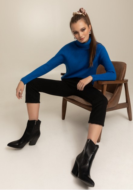 Μποτάκι leather style